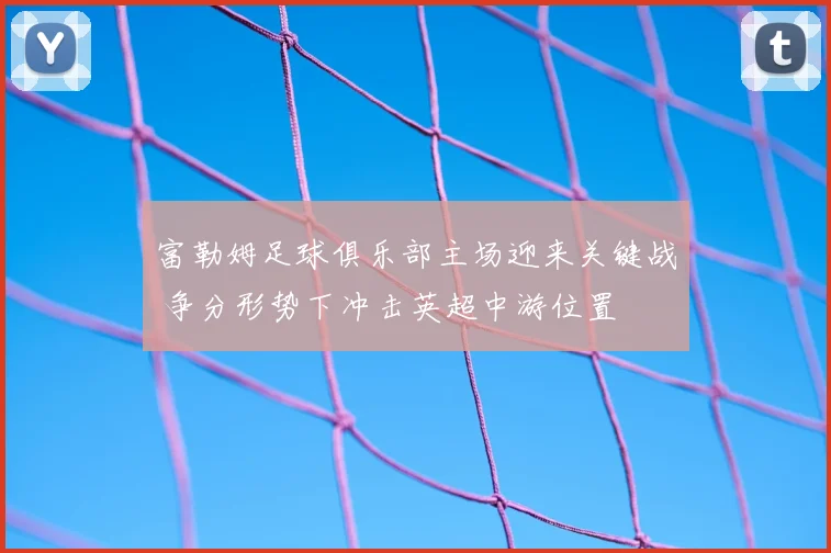 富勒姆足球俱乐部主场迎来关键战 争分形势下冲击英超中游位置